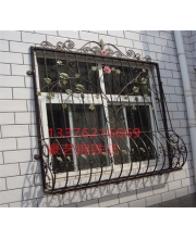 Wrought iron window